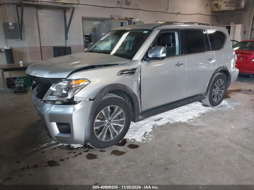 2019 Nissan Armada Sl VIN: JN8AY2ND1K9088581 Lot: 40909205