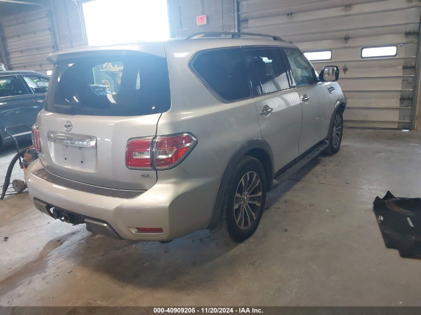 2019 Nissan Armada Sl VIN: JN8AY2ND1K9088581 Lot: 40909205