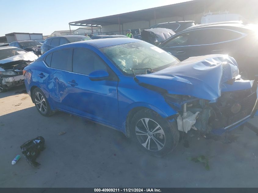 2021 Nissan Sentra Sv Xtronic Cvt VIN: 3N1AB8CV9MY313373 Lot: 40909211