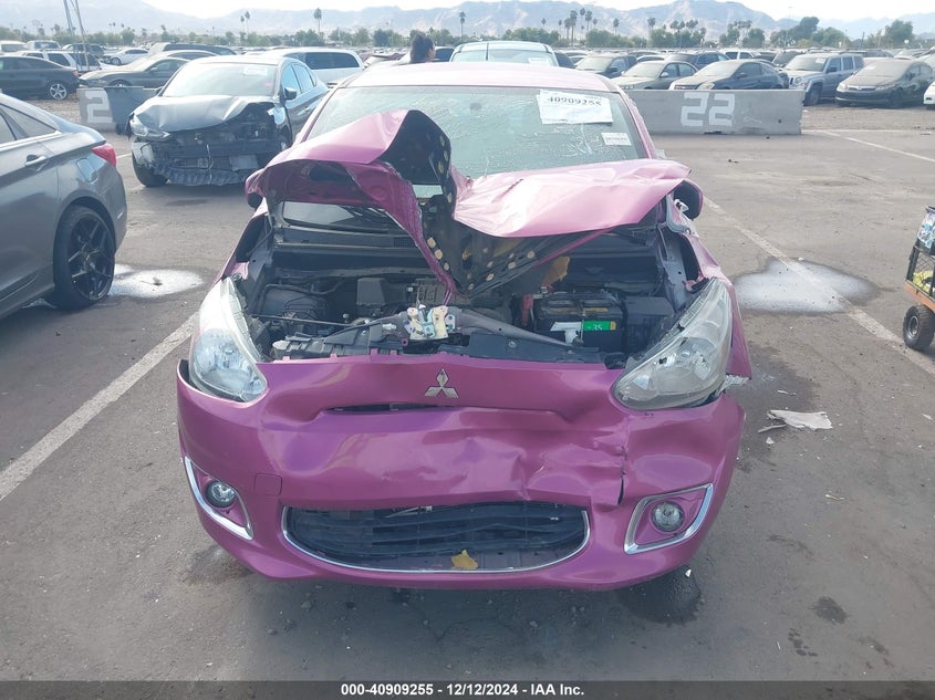 2015 MITSUBISHI MIRAGE VIN: ML32A4HJ6FH056662