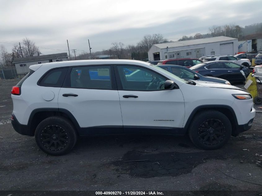 2014 Jeep Cherokee Sport VIN: 1C4PJMAB4EW141354 Lot: 40909270