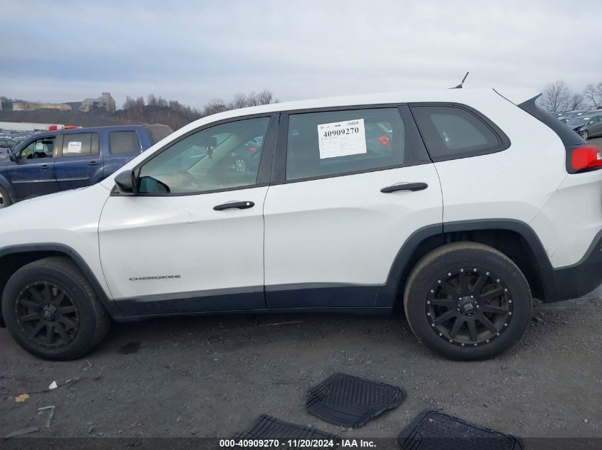 2014 Jeep Cherokee Sport VIN: 1C4PJMAB4EW141354 Lot: 40909270