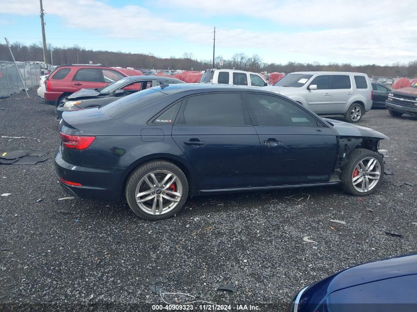 2017 AUDI A4 2.0T SEASON OF AUDI PREMIUM - WAUDNAF45HN049600