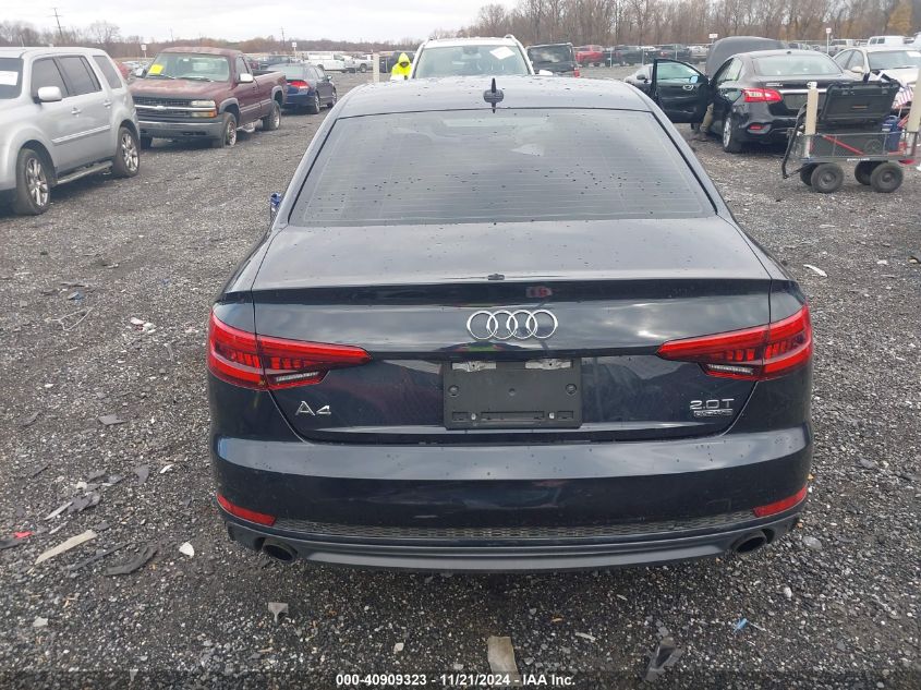 2017 AUDI A4 2.0T SEASON OF AUDI PREMIUM - WAUDNAF45HN049600