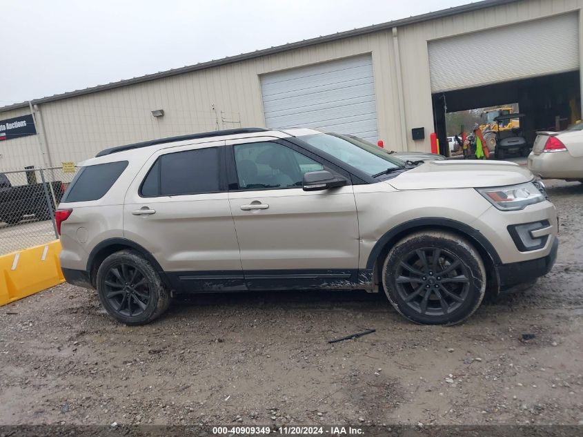 2017 Ford Explorer Xlt VIN: 1FM5K7D84HGC31166 Lot: 40909349