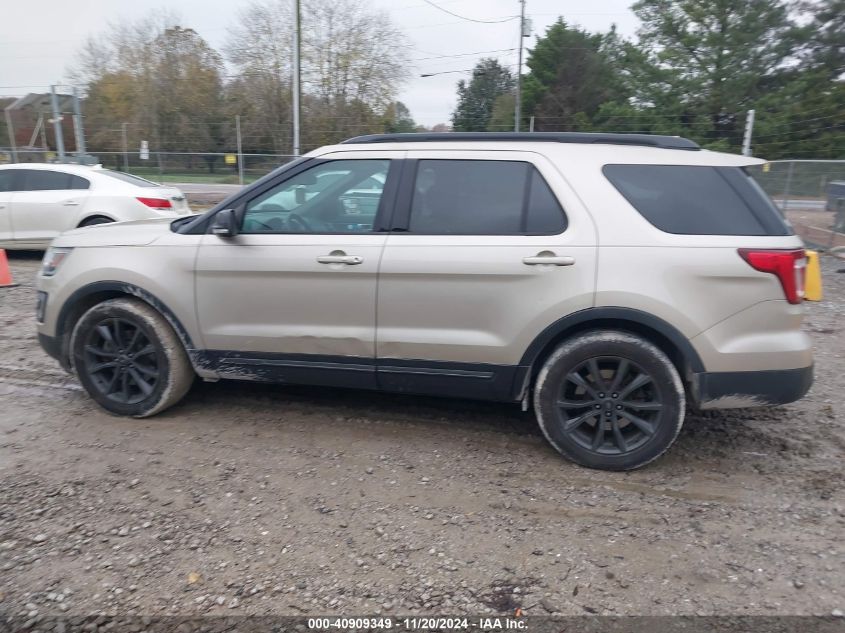 2017 Ford Explorer Xlt VIN: 1FM5K7D84HGC31166 Lot: 40909349