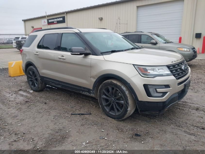 2017 Ford Explorer Xlt VIN: 1FM5K7D84HGC31166 Lot: 40909349