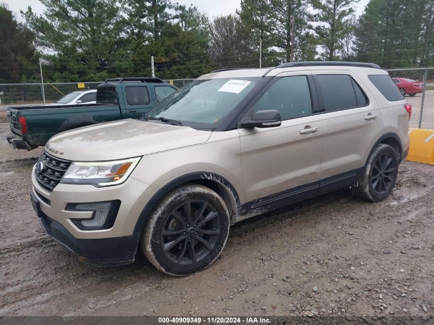 2017 Ford Explorer Xlt VIN: 1FM5K7D84HGC31166 Lot: 40909349