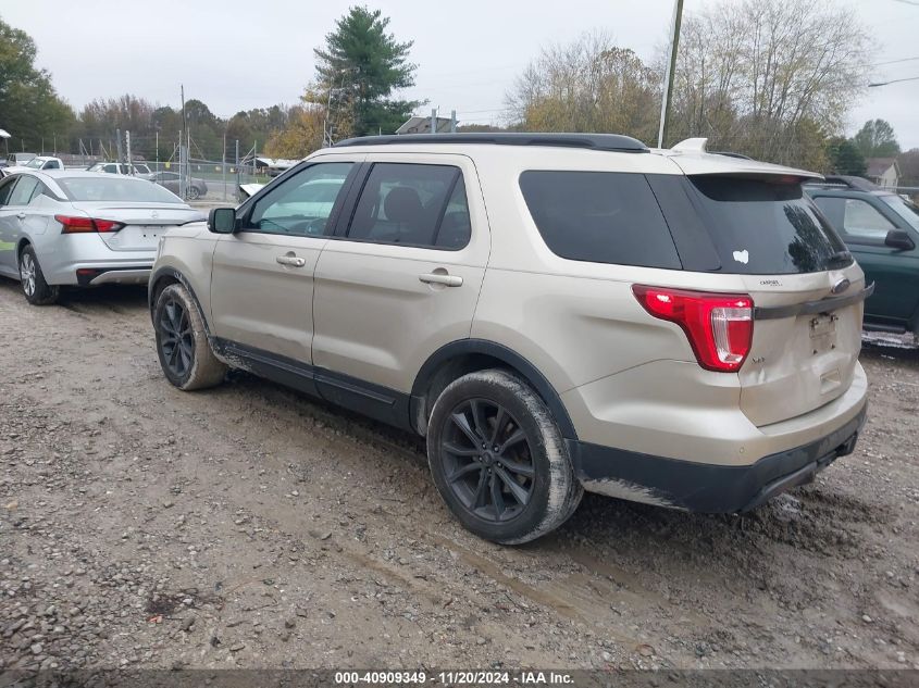 2017 Ford Explorer Xlt VIN: 1FM5K7D84HGC31166 Lot: 40909349