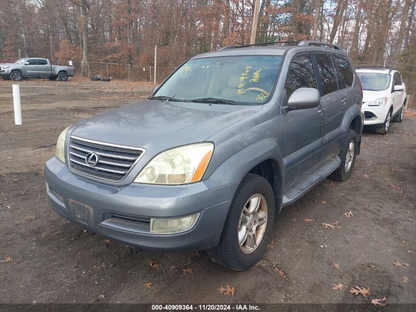 2005 Lexus Gx 470 VIN: JTJBT20X250086943 Lot: 40909364