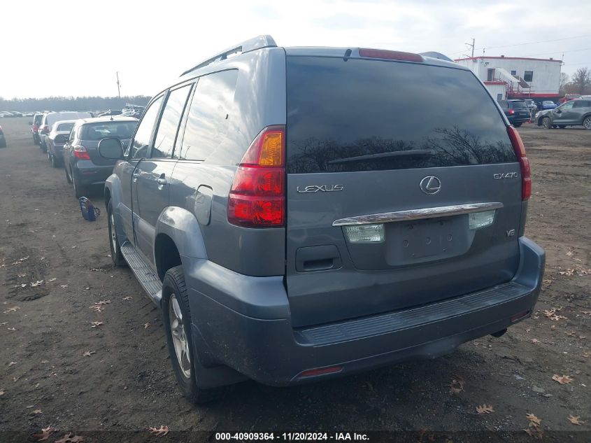 2005 Lexus Gx 470 VIN: JTJBT20X250086943 Lot: 40909364