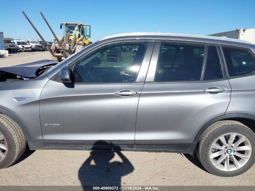 2017 BMW X3 Sdrive28I VIN: 5UXWZ7C5XH0U46313 Lot: 40909372