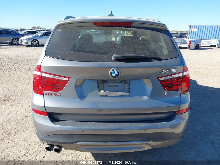 2017 BMW X3 Sdrive28I VIN: 5UXWZ7C5XH0U46313 Lot: 40909372