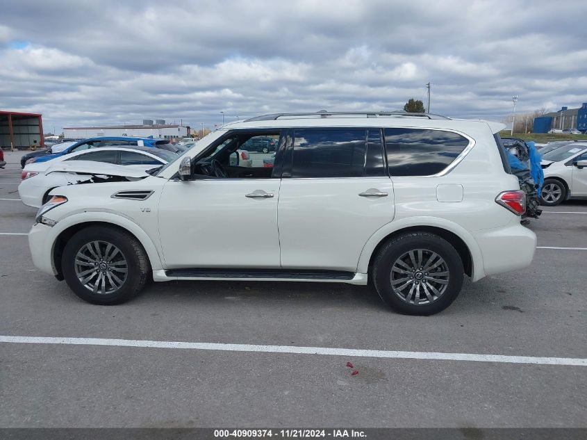 2019 Nissan Armada Platinum VIN: JN8AY2NE5K9758190 Lot: 40909374