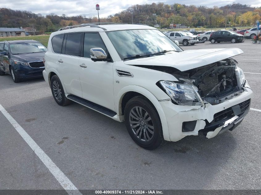 2019 Nissan Armada Platinum VIN: JN8AY2NE5K9758190 Lot: 40909374