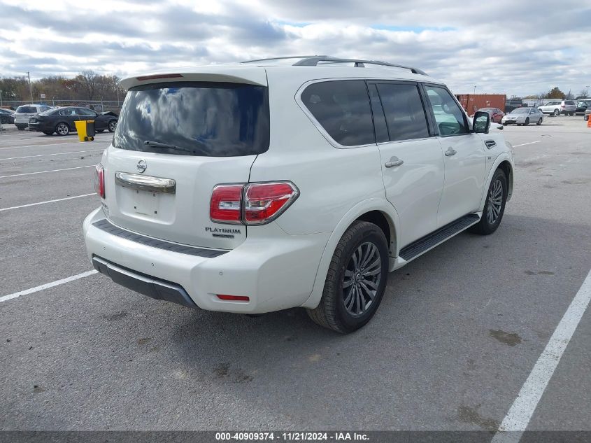 2019 Nissan Armada Platinum VIN: JN8AY2NE5K9758190 Lot: 40909374