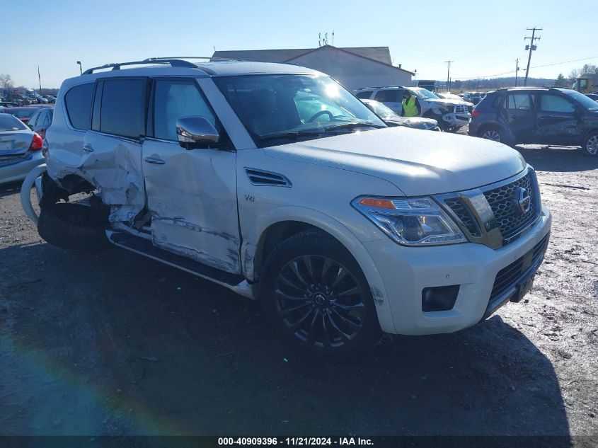 2020 Nissan Armada Platinum 4Wd VIN: JN8AY2NE5L9781552 Lot: 40909396