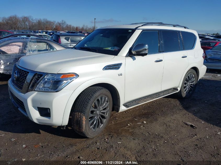 2020 Nissan Armada Platinum 4Wd VIN: JN8AY2NE5L9781552 Lot: 40909396