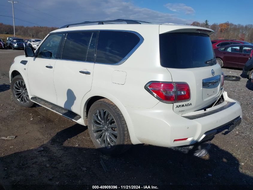 2020 Nissan Armada Platinum 4Wd VIN: JN8AY2NE5L9781552 Lot: 40909396