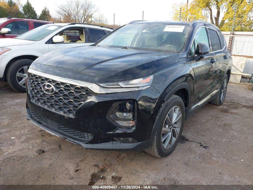 VIN 5NMS33AD1KH065994 2019 Hyundai Santa Fe, Sel Plus no.2