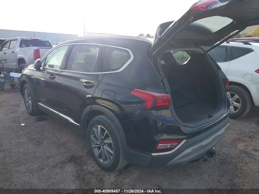 VIN 5NMS33AD1KH065994 2019 Hyundai Santa Fe, Sel Plus no.3