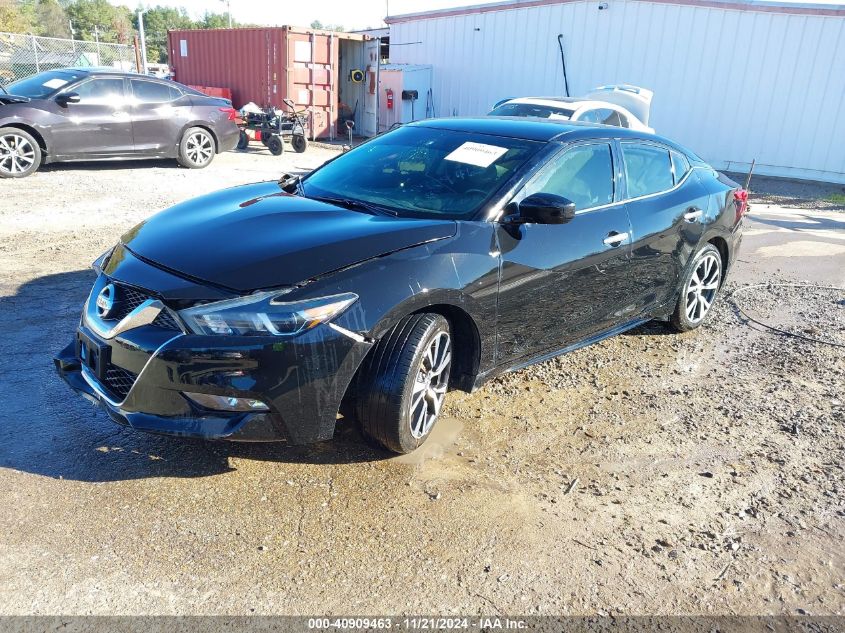 2017 Nissan Maxima 3.5 S VIN: 1N4AA6APXHC436824 Lot: 40909463