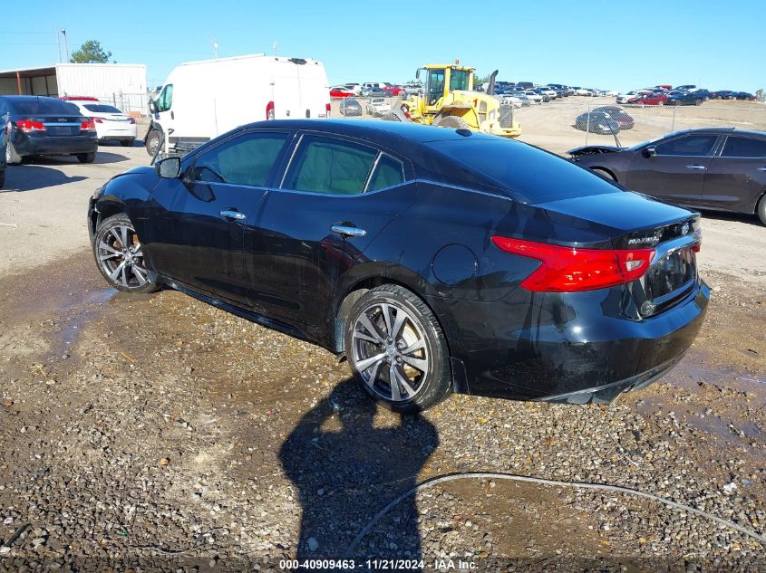 2017 Nissan Maxima 3.5 S VIN: 1N4AA6APXHC436824 Lot: 40909463