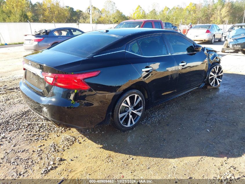 2017 Nissan Maxima 3.5 S VIN: 1N4AA6APXHC436824 Lot: 40909463