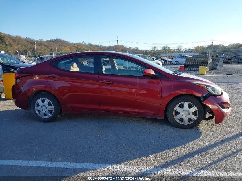 2016 Hyundai Elantra Se VIN: 5NPDH4AE4GH714285 Lot: 40909472