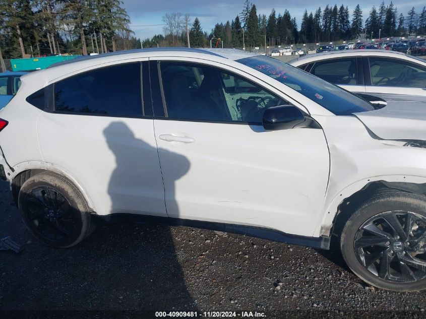 2022 Honda Hr-V Awd Sport VIN: 3CZRU6H18NM745007 Lot: 40909481