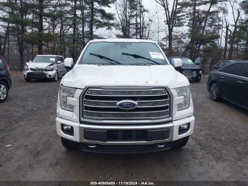 2016 Ford F-150 Limited VIN: 1FTEW1EG1GFD37249 Lot: 40909489