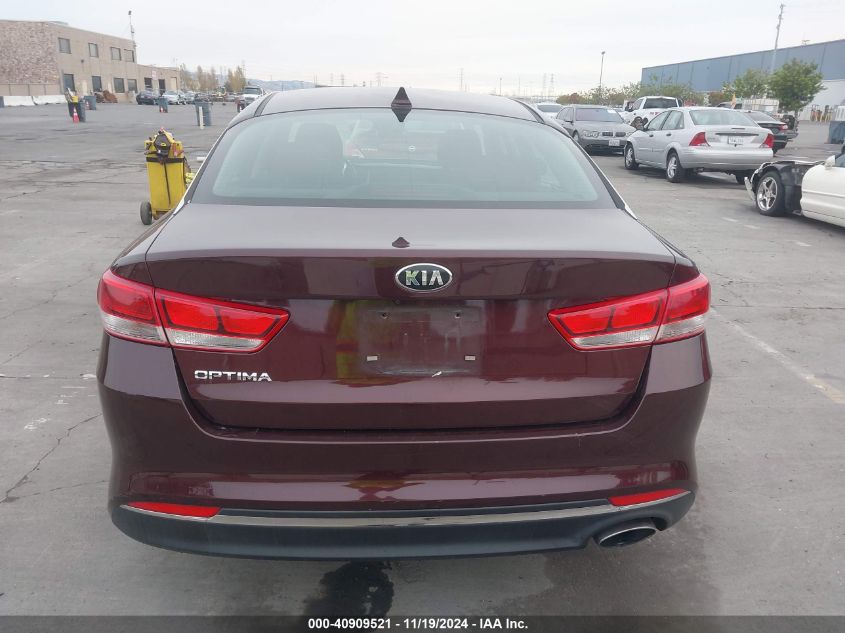 2017 Kia Optima Lx VIN: 5XXGT4L33HG162069 Lot: 40909521