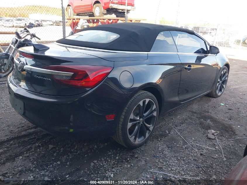 Vin: w04wt3n57gg092677, lot: 41399223, buick cascada premium 20164