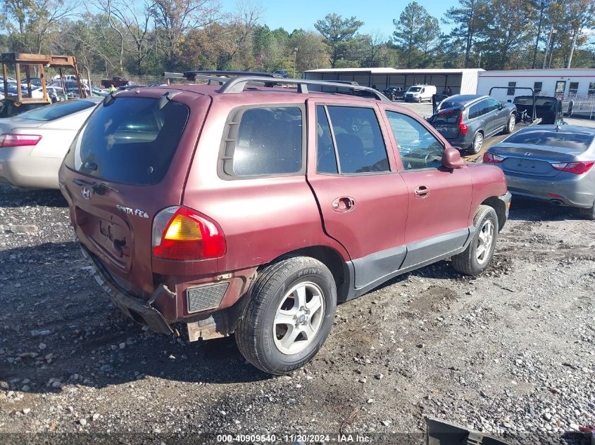 2004 Hyundai Santa Fe Gls VIN: KM8SC13D54U586581 Lot: 40909540