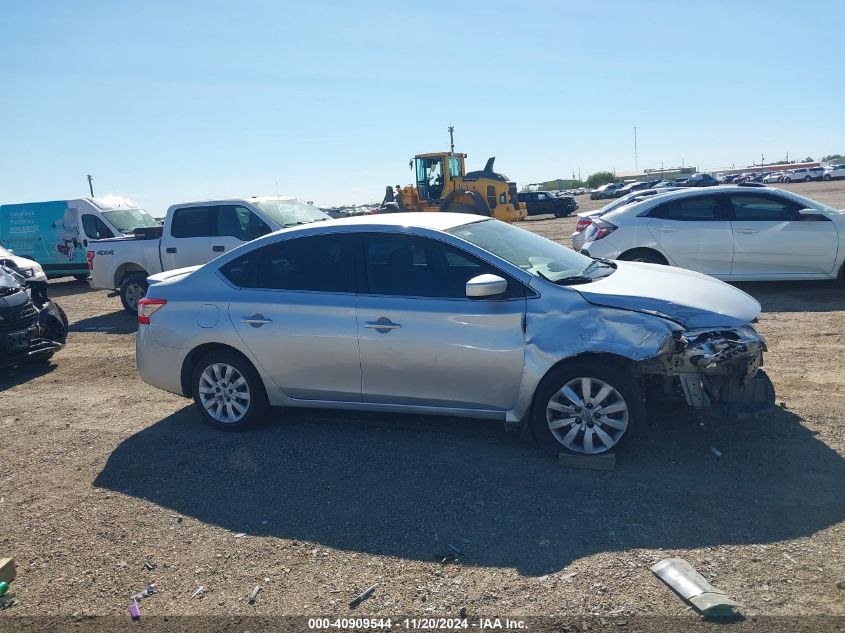 2015 Nissan Sentra S VIN: 3N1AB7AP8FY249926 Lot: 40909544