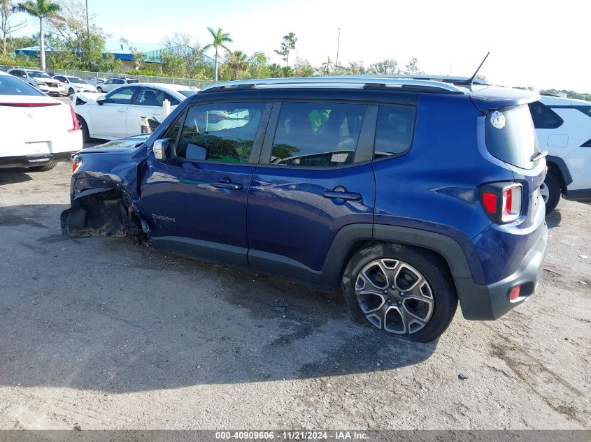 2016 Jeep Renegade Limited VIN: ZACCJADT7GPD46264 Lot: 40909606