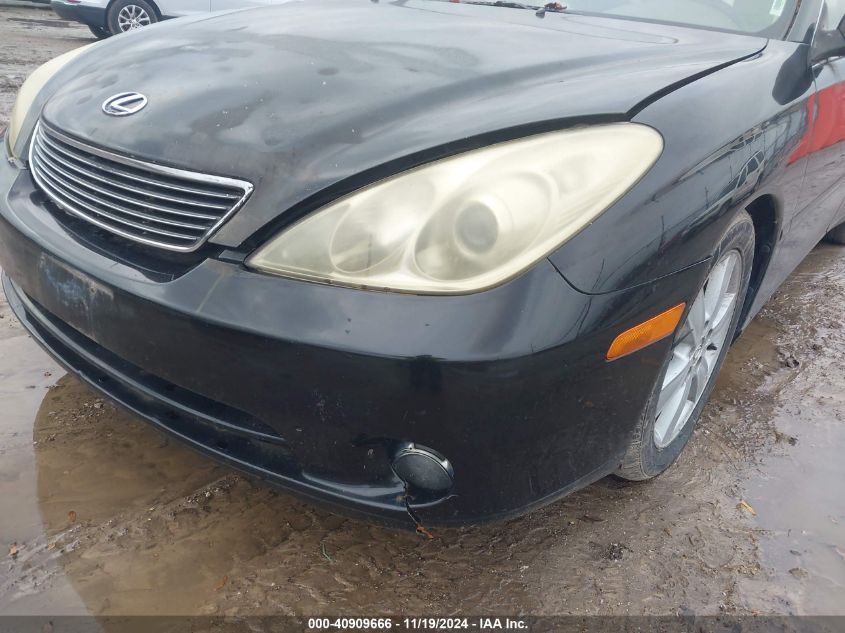 2005 Lexus Es 330 VIN: JTHBA30G255068734 Lot: 40909666