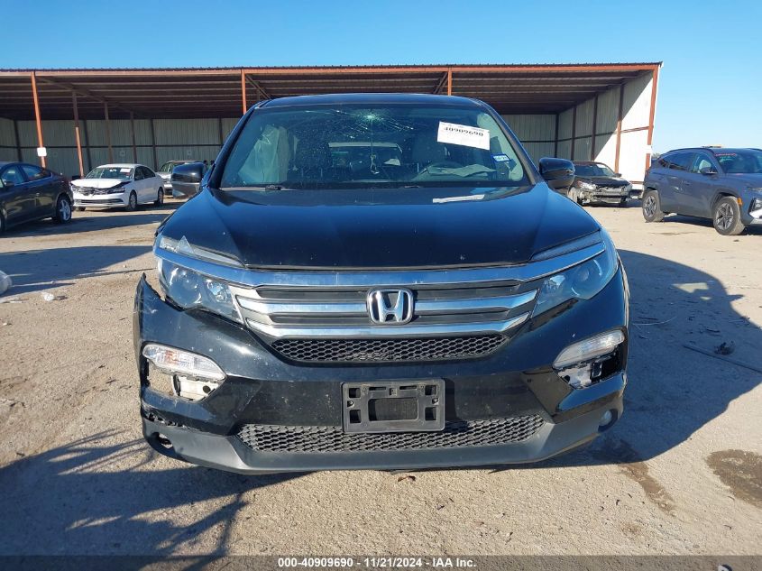 2016 Honda Pilot Ex-L VIN: 5FNYF5H55GB027298 Lot: 40909690