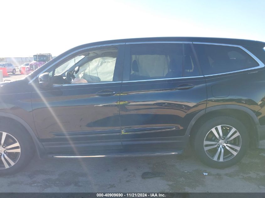 2016 Honda Pilot Ex-L VIN: 5FNYF5H55GB027298 Lot: 40909690