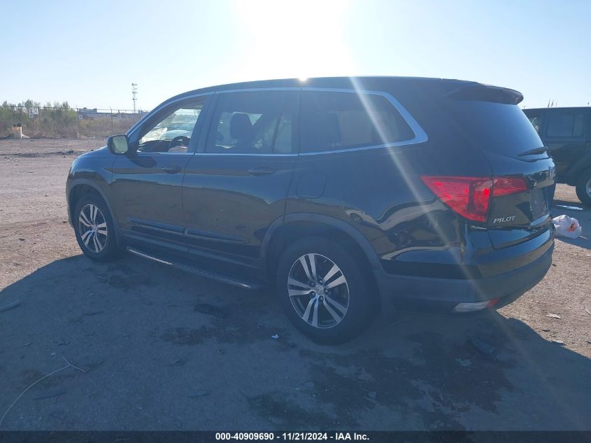 VIN 5FNYF5H55GB027298 2016 HONDA PILOT no.3