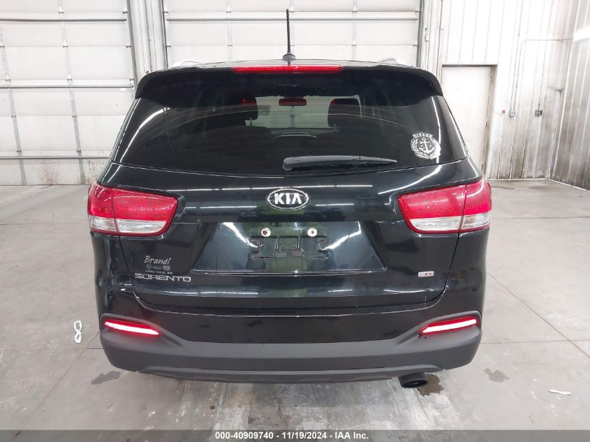 2017 Kia Sorento 2.4L Lx VIN: 5XYPGDA32HG288622 Lot: 40909740