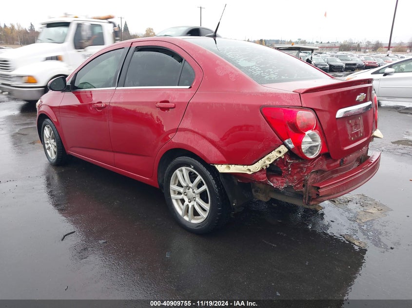 2013 CHEVROLET SONIC LT AUTO - 1G1JC5SH6D4247087