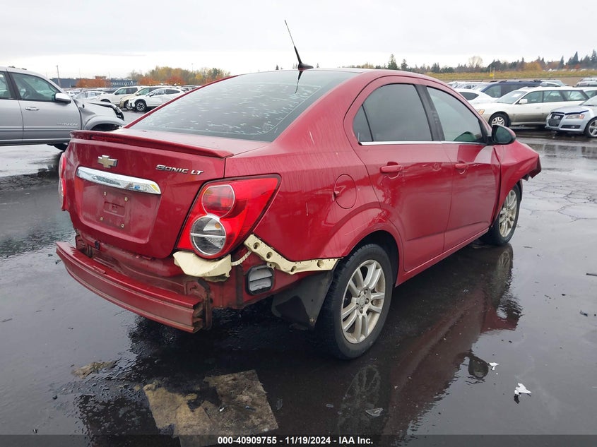 2013 CHEVROLET SONIC LT AUTO - 1G1JC5SH6D4247087