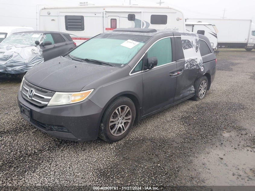 Vin: 5fnrl5h68cb123720, lot: 41399453, honda odyssey ex-l 20122