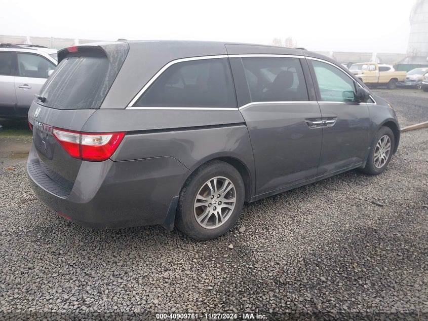 Vin: 5fnrl5h68cb123720, lot: 41399453, honda odyssey ex-l 20124