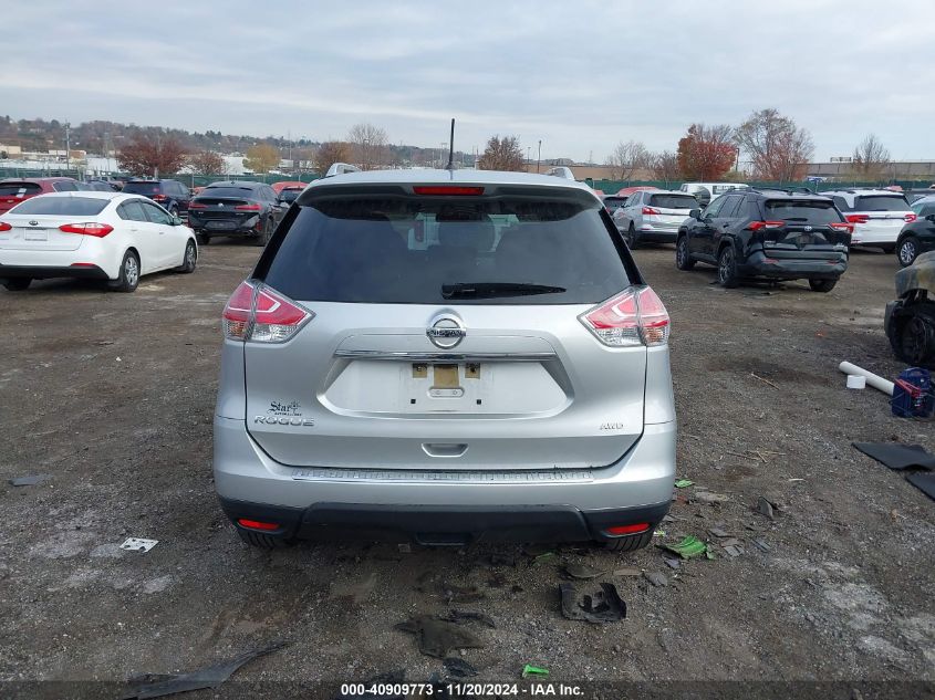 2016 Nissan Rogue S VIN: JN8AT2MV4GW137399 Lot: 40909773