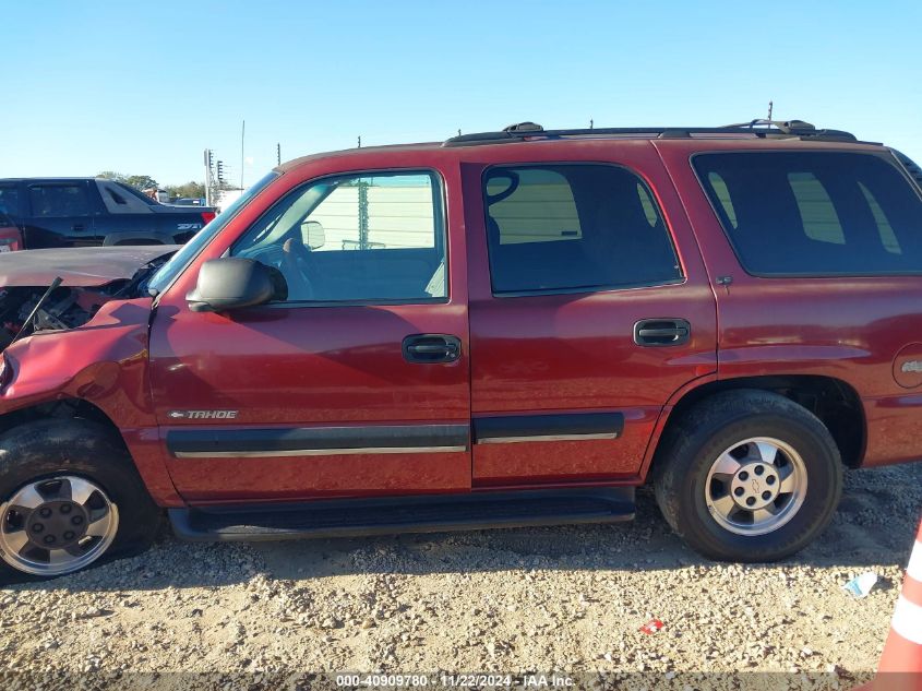 2001 Chevrolet Tahoe Ls VIN: 1GNEC13T61J216463 Lot: 40909780