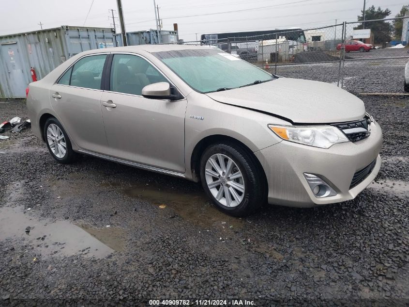 VIN 4T1BD1FK9DU074443 2013 Toyota Camry, Hybrid Xle no.1