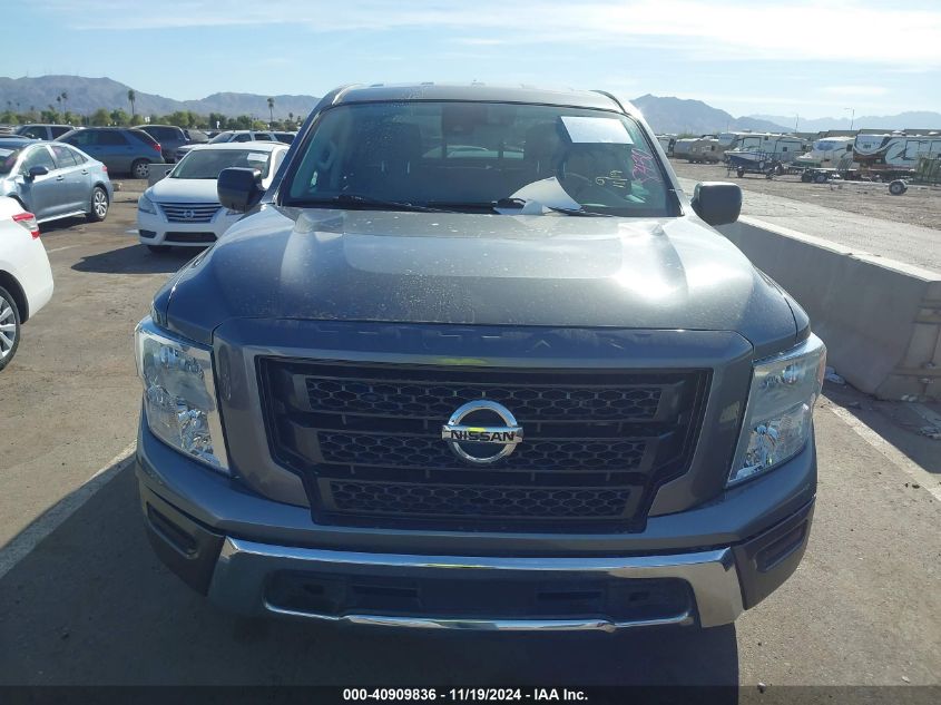 2022 Nissan Titan Sv 4X2 VIN: 1N6AA1EE4NN102887 Lot: 40909836