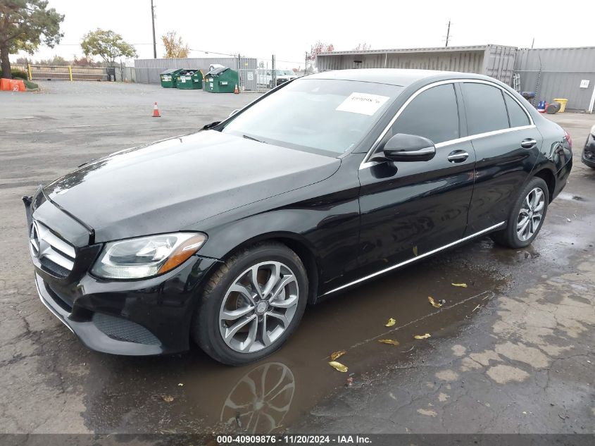 VIN 55SWF4JBXGU158047 2016 Mercedes-Benz C-Class, C... no.2